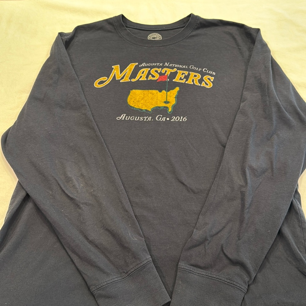 Masters 2016 men’s long sleeve 47 brand navy blue size large
